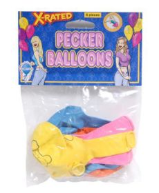 X-Rated Pecker Balloons 8 Pack